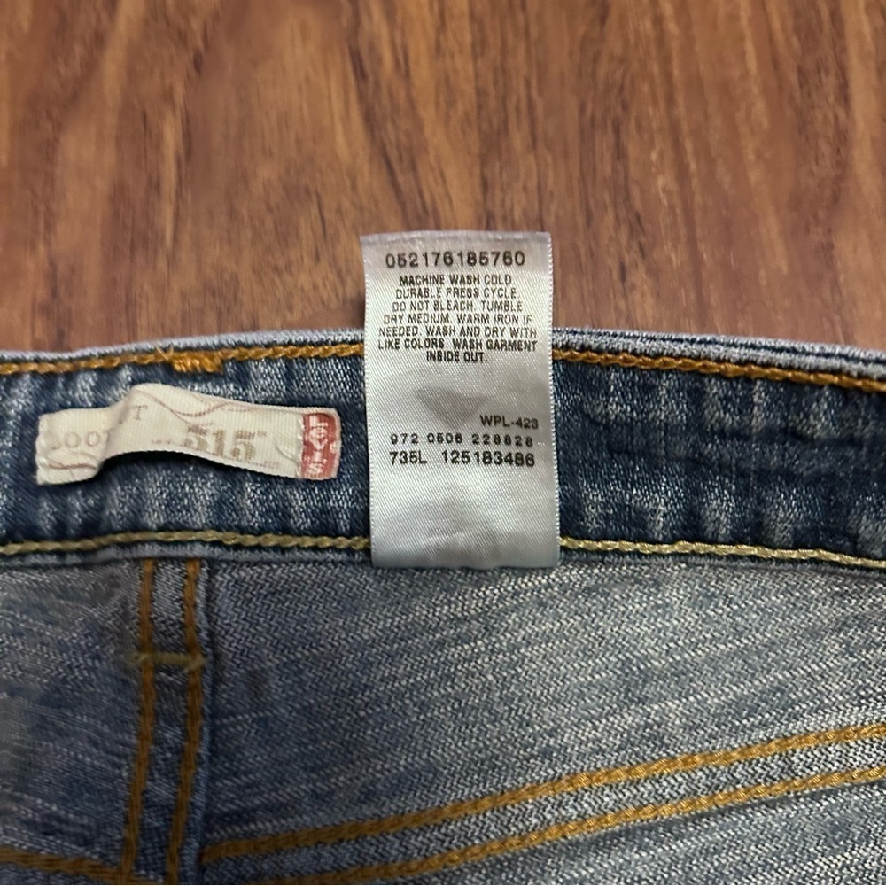 Levi’s 515 bootcut jeans 12 short 2000’s - Picture 4 of 8